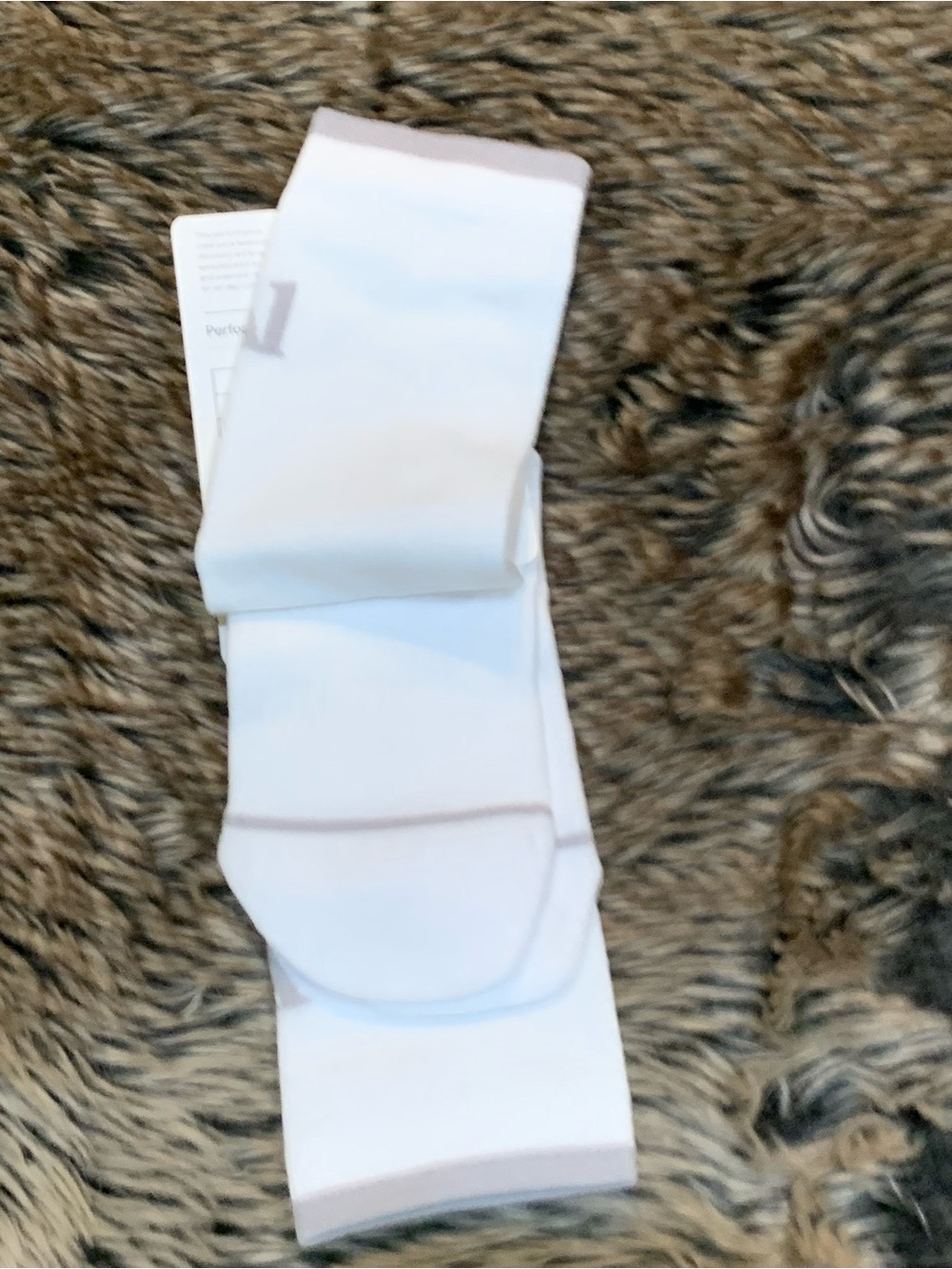 Vuori Performance Crew Sock M 6-8.5 W 8-10.5 White - Picture 5 of 5